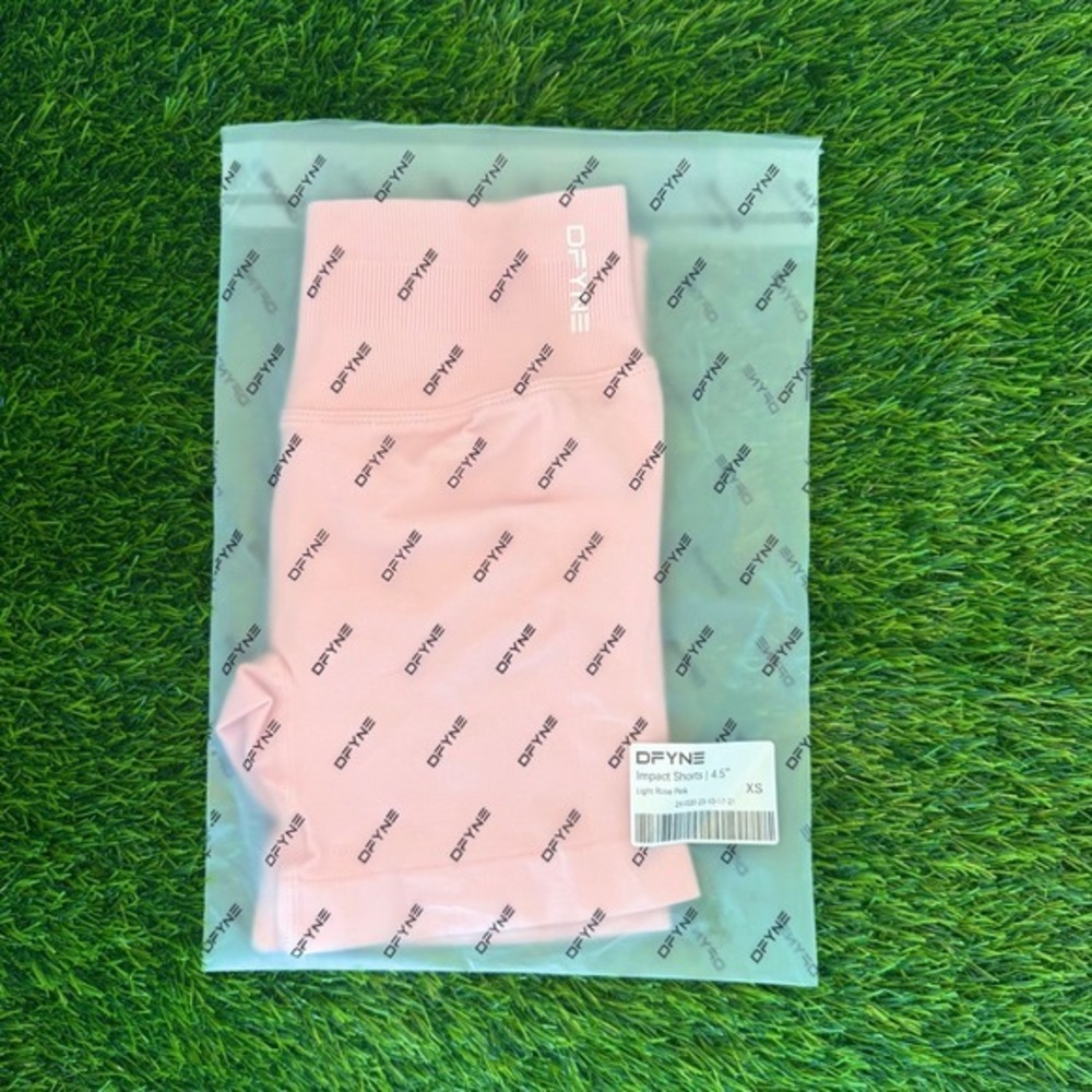 Dfyne impact shorts 4.5" light rose pink extra small - Picture 4 of 5